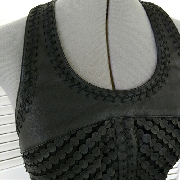 Free People Vegan Leather Dress - Picture 3 of 5